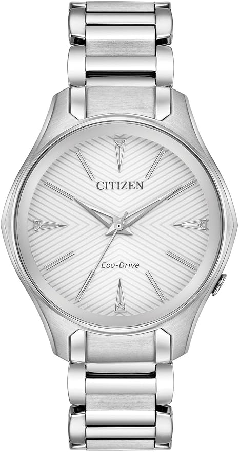 Citizen Women's Modena Silver Dial Stainless Steel Watch