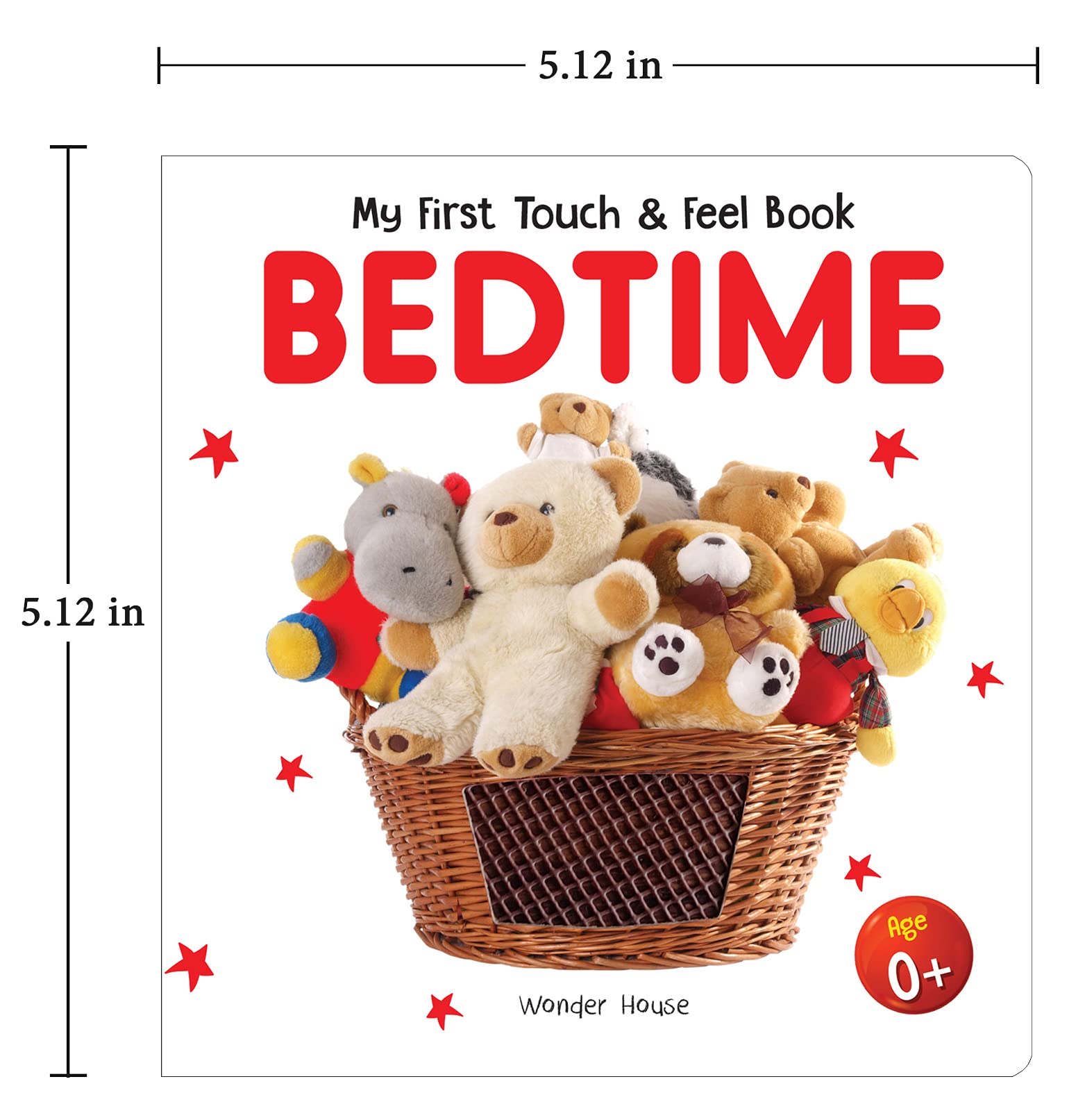 Prakash books My First Of Touch And Feel - Bedtime : Touch And Feel Board For Children