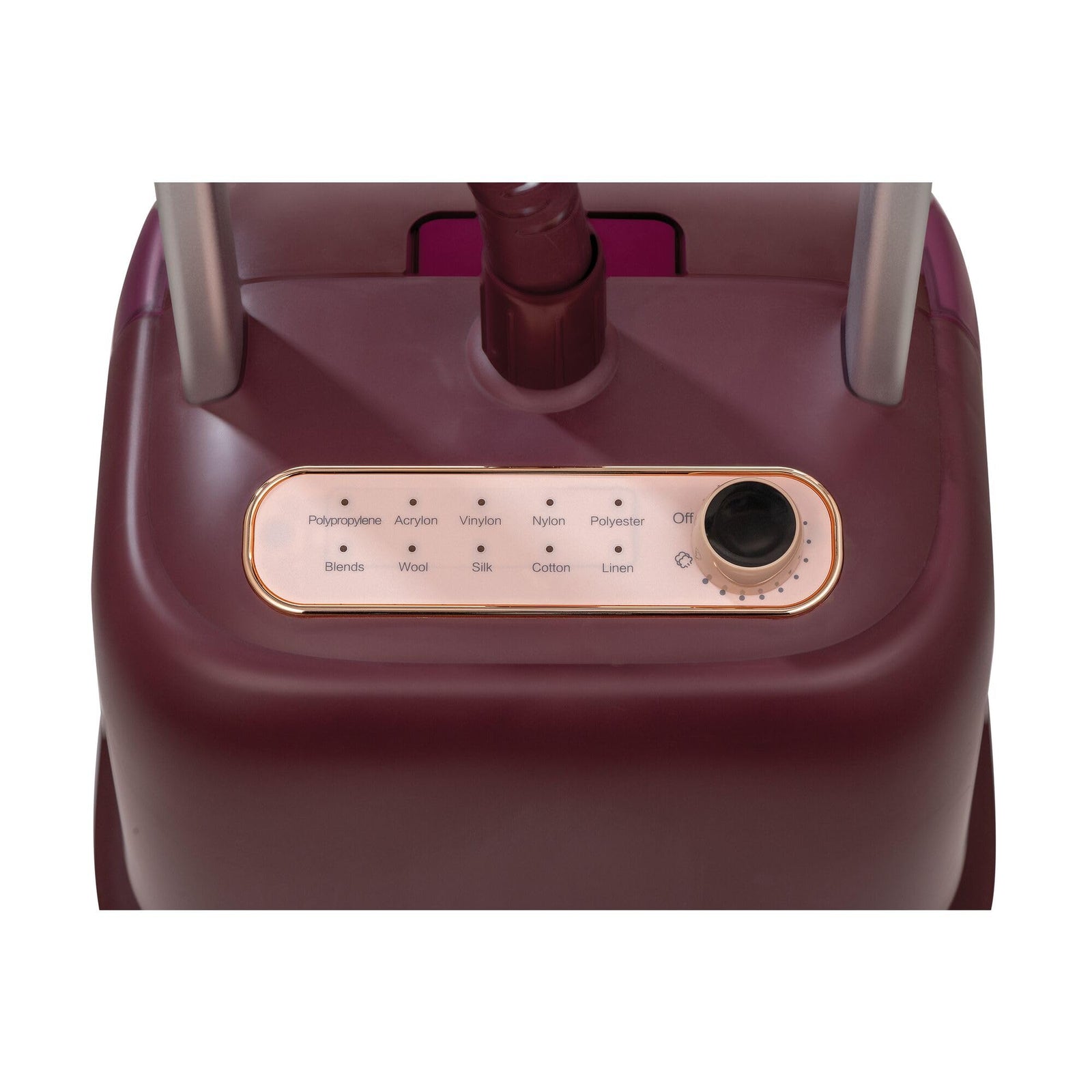 BLACK+DECKER Double Pole Garment Steamer,2400W,2L,Ironing Board,Horizontal&Vertical Ironing,10 Steam Settings, Anti-kink Steam Tube,35g/min steam rate,Dark Red-GSTD2450-B5