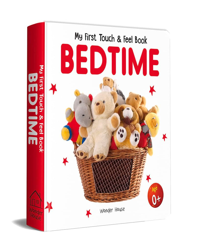 Prakash books My First Of Touch And Feel - Bedtime : Touch And Feel Board For Children