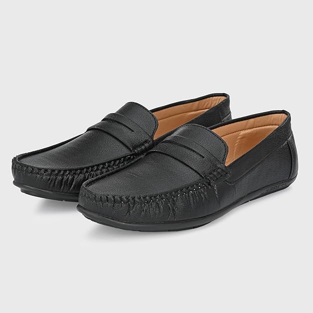 Centrino Men Leather Loafers Sandal (Set Of 2 Pairs)