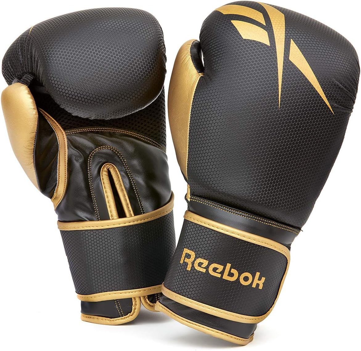 Reebok Retail 16 Oz Boxing Gloves - Gold / Black