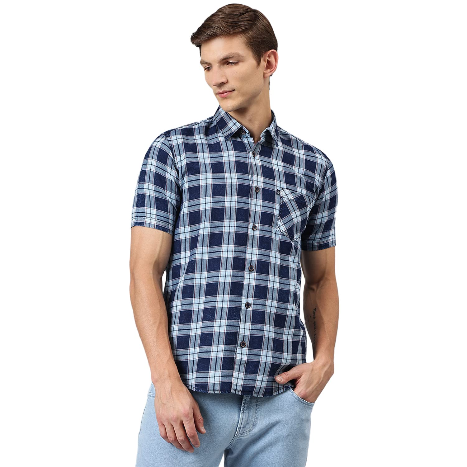 HammerSmith Indigo Checks Shirt