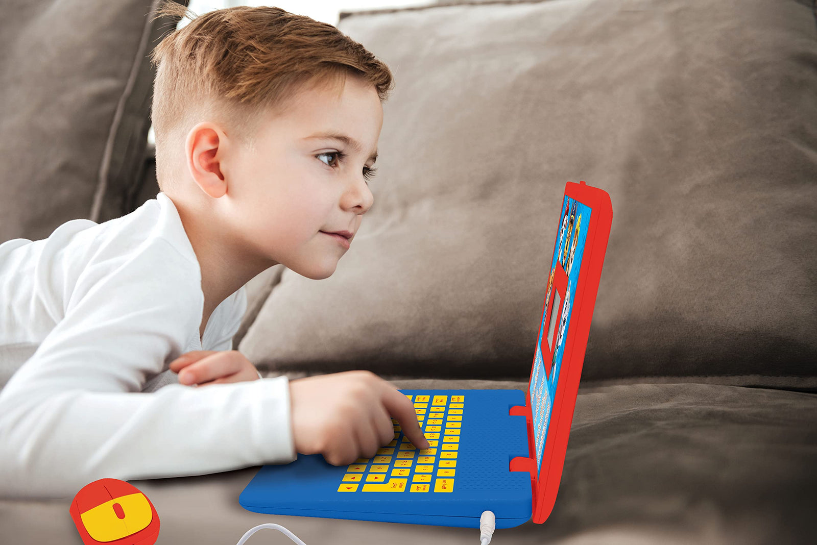 Lexibook - Educational and Bilingual Laptop Arabic/English - Toy for Children with 124 Activities to Learn Mathematics, Dactylography, Logic, Clock reading, Play Games and Music - JC598i13