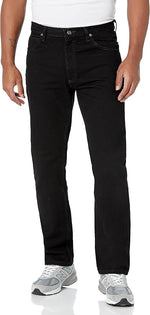 Wrangler Authentics Men's Classic 5-Pocket Regular Fit Cotton Jean, Black, 29W / 30L