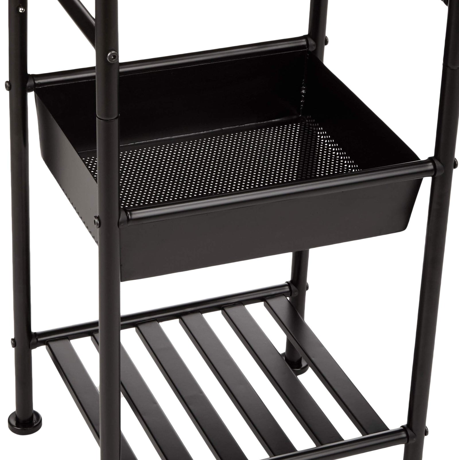 Amazon Basics 5-Tier Bathroom Shelving Unit with Basket