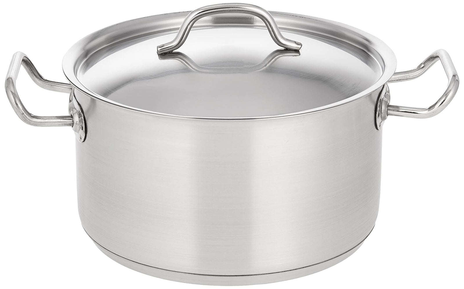 CHEFSET STEEL COOKING POT WITH LID 20CM , SILVER , CI5003 , 1 PC