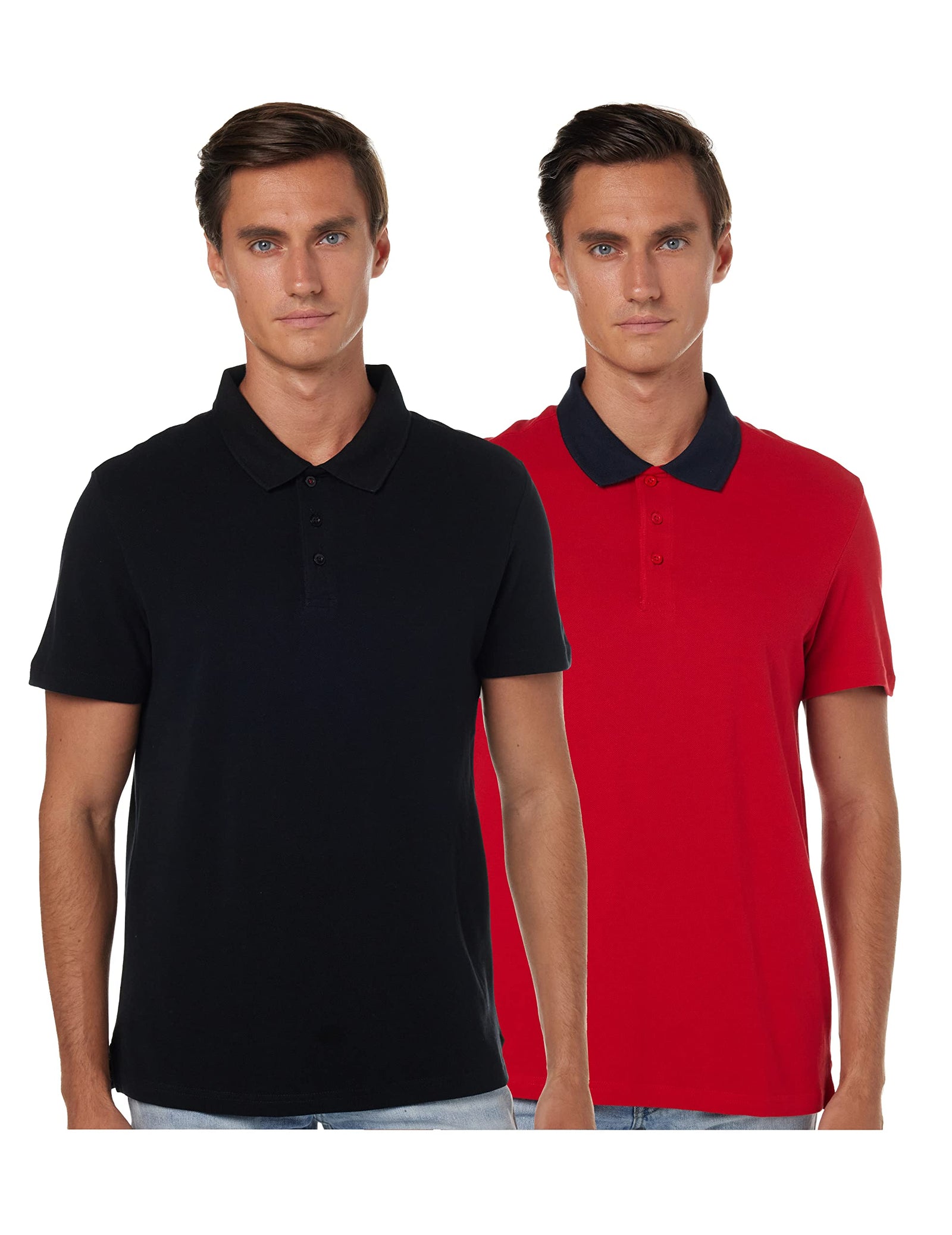 YOI Men's Polo T-shirt pack of 2