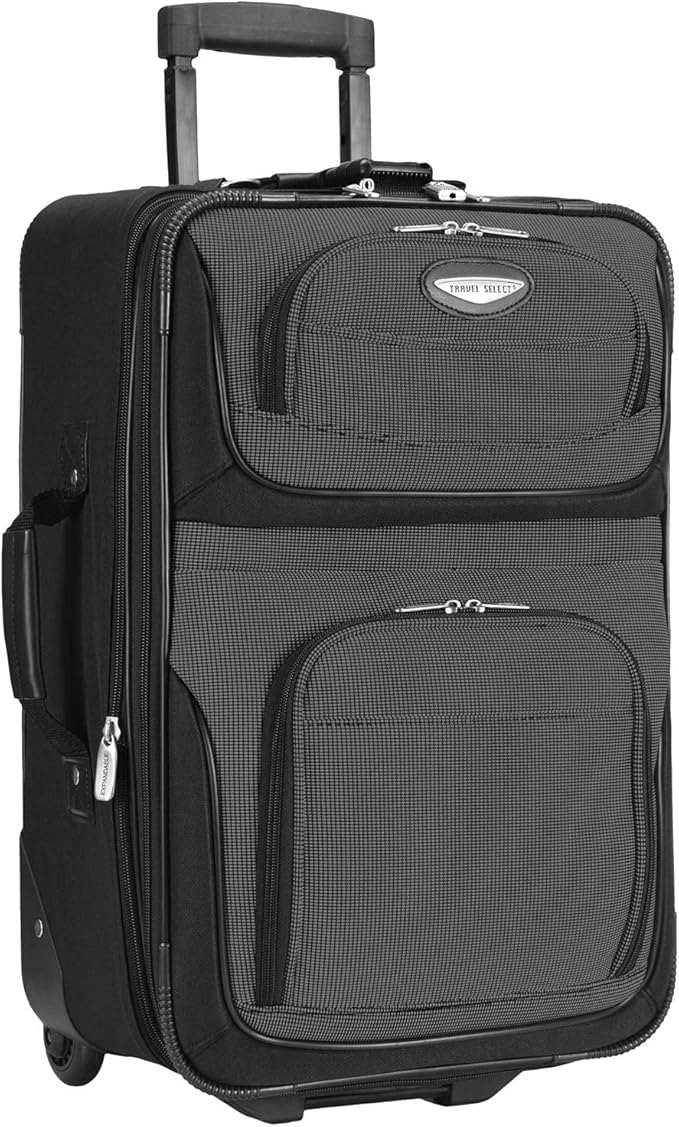 Travel Select Amsterdam Expandable Rolling Upright Luggage, 29 x 17 x 10, Amsterdam Expandable Rolling Upright Luggage