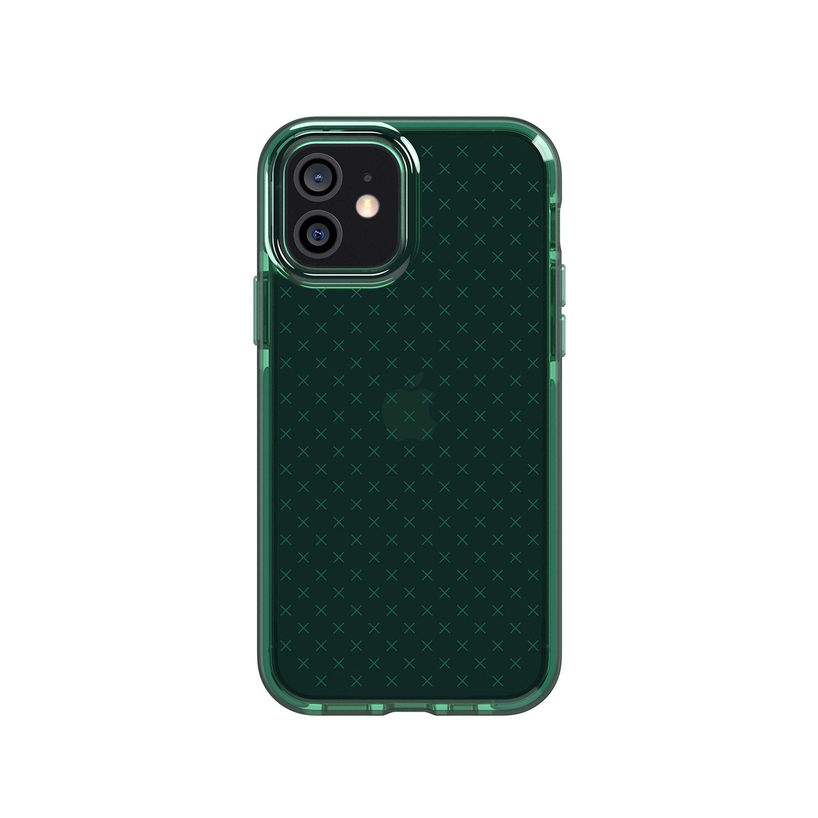 Tech21 Evo Check Phone Case for Apple iPhone 12 and Pro 5G with ft Drop Protection, Midnight Green