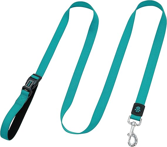 DOCO® Easy-Snap -HANDS FREE Leash 6ft (DCS2072) Color - Light Blue, Sizes - L