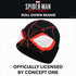 Concept One unisex-adult Marvel Spider-man Miles Morales Roll Down Cuff Beanie Hat, Knitted Winter Skull Cap Beanie Hat