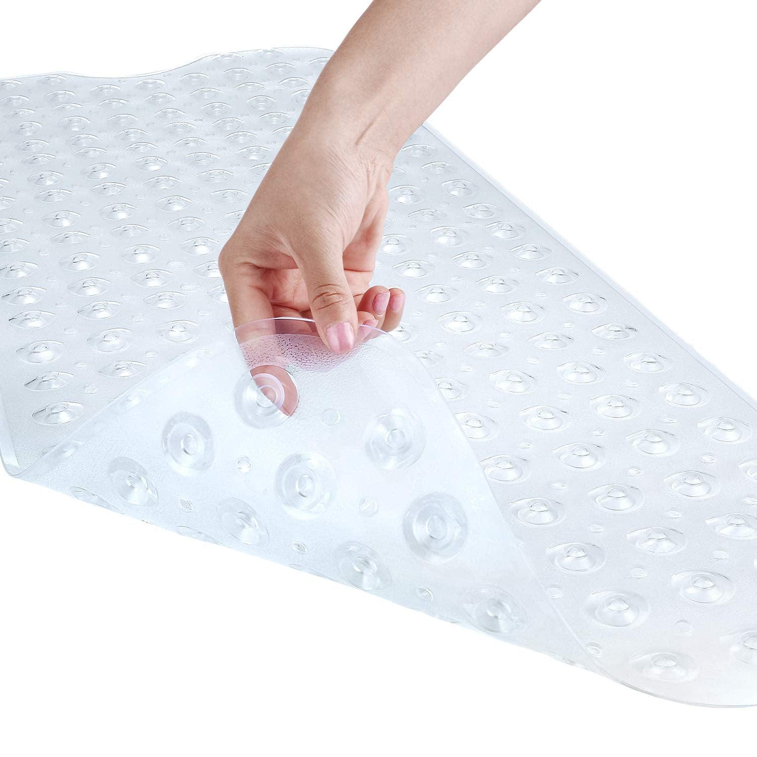 YINENN Bath Tub Shower Mat, 40X16in (Clear)