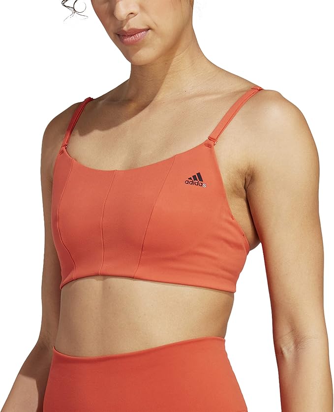 adidas Women Yoga Studio Light-Support Bra TRAINING BRA for Women Sports Bra