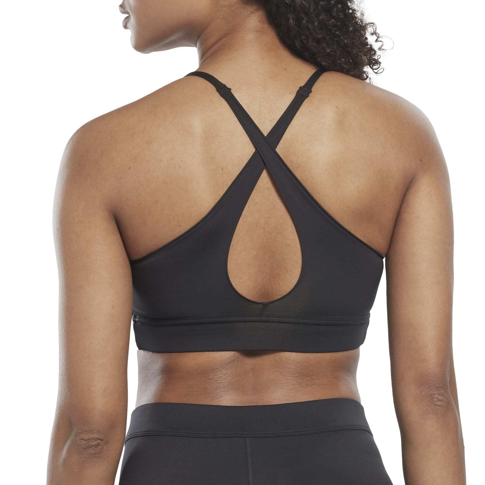 Reebok Women's Workout Ready Sports Bra.Black.