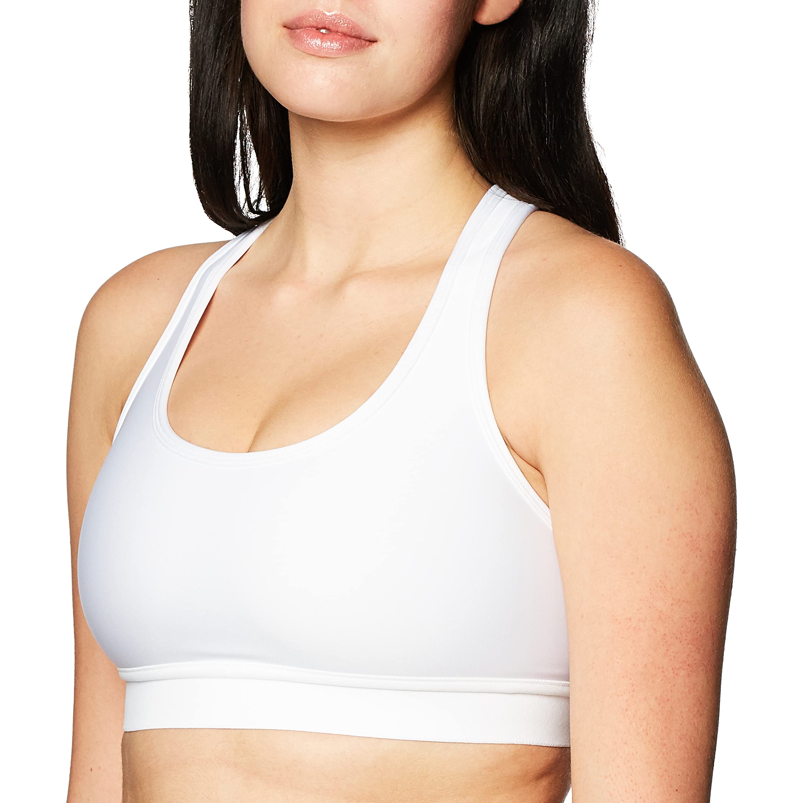 Hanes womens Compression Racerback Sports Bra