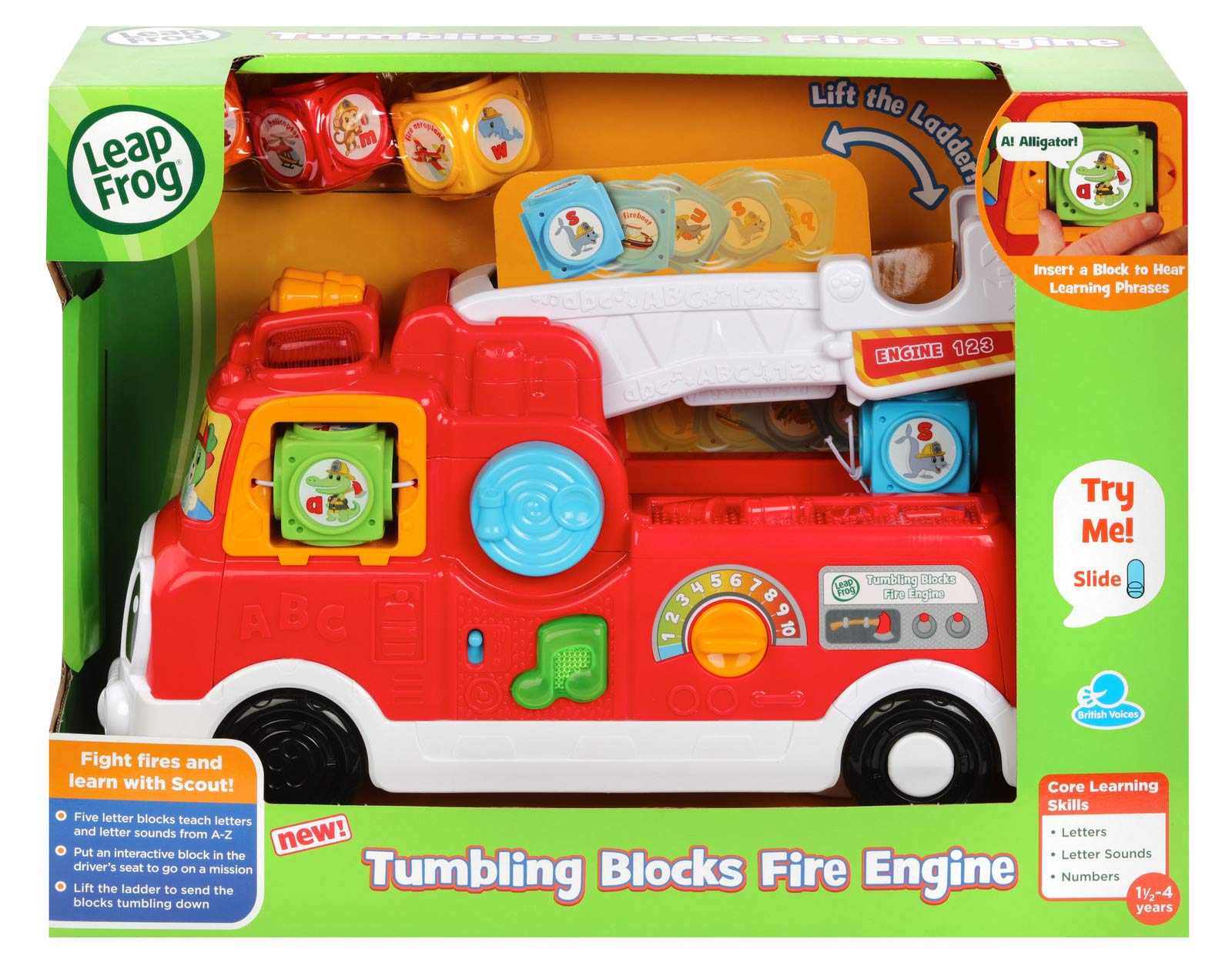 Leapfrog Tumbling Blocks Fire Engine (LfUK), Piece Of 1