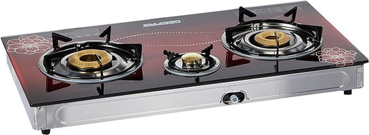 Geepas Gas Cooker with 3 Bruner| Model No GK6759