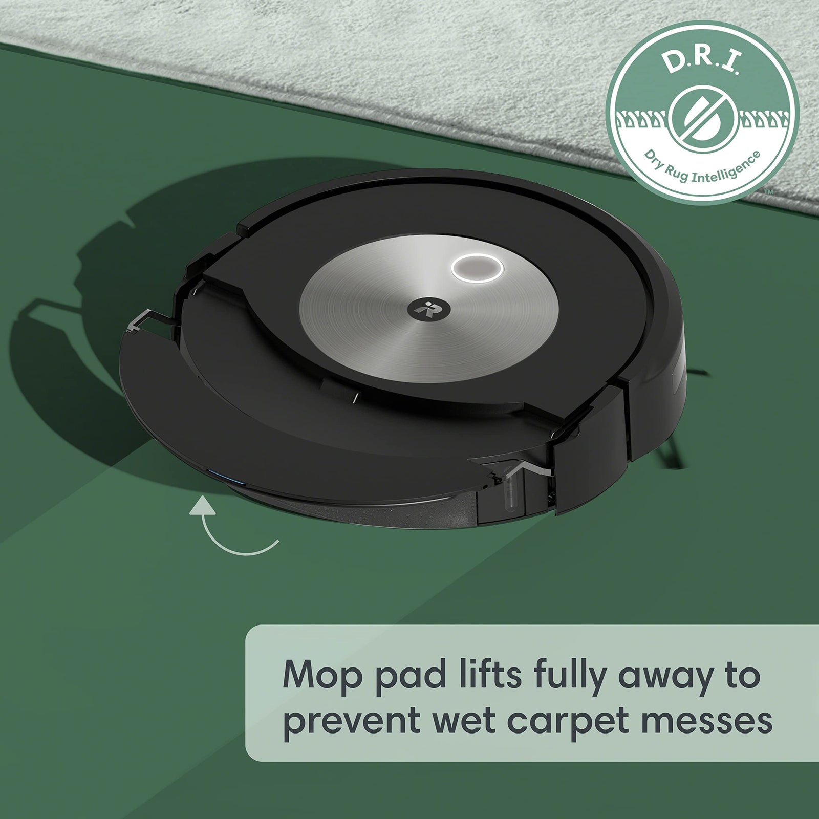 iRobot® Roomba Combo™ j7+ Self-Emptying Robot Vacuum & Mop - Automatically vacuums and mops without needing to avoid carpets, Identifies & Avoids Obstacles, Smart Mapping, Alexa, Ideal for Pets