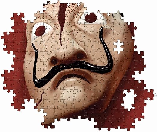 Clementoni - Adult Puzzle Netflix La Casa De Papel Mask 1000Pcs