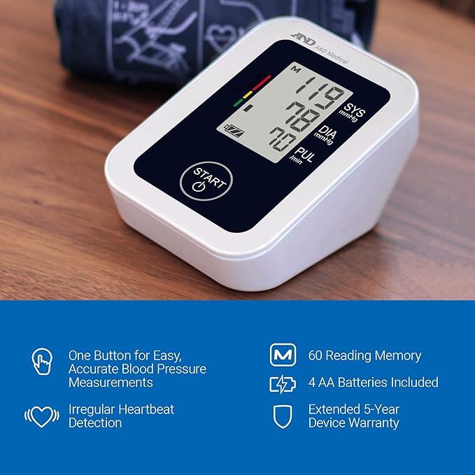 A&D Medical Ua-651 Upper Arm Automatic Blood Pressure Monitor