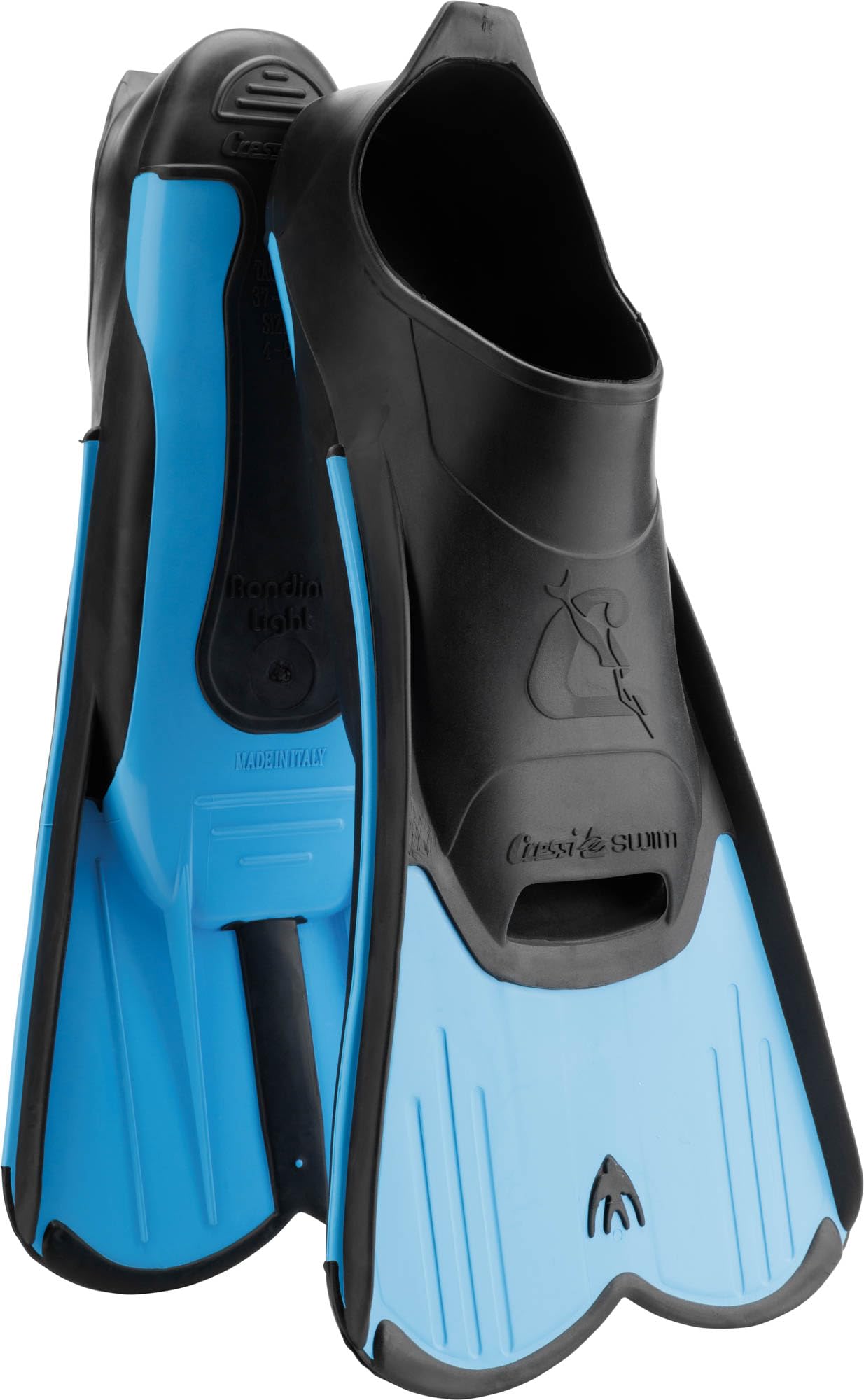 Cressi Light Fins - Light And Powerful Short Fins For Swimming/Snorkelling Adults And Children Unisex