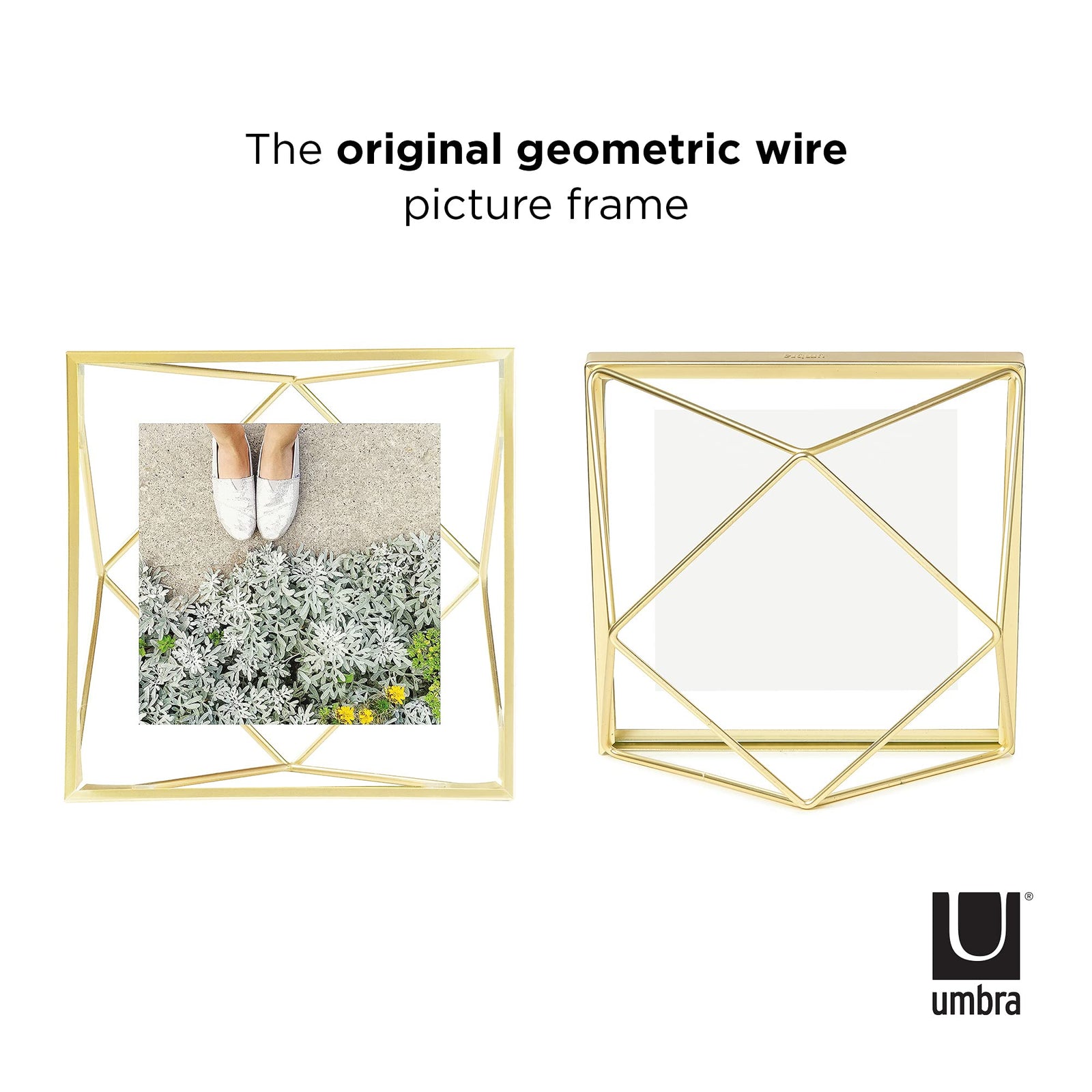 Umbra Prisma Multi Picture Frame – Photo Display for Desk or Wall, Chrome