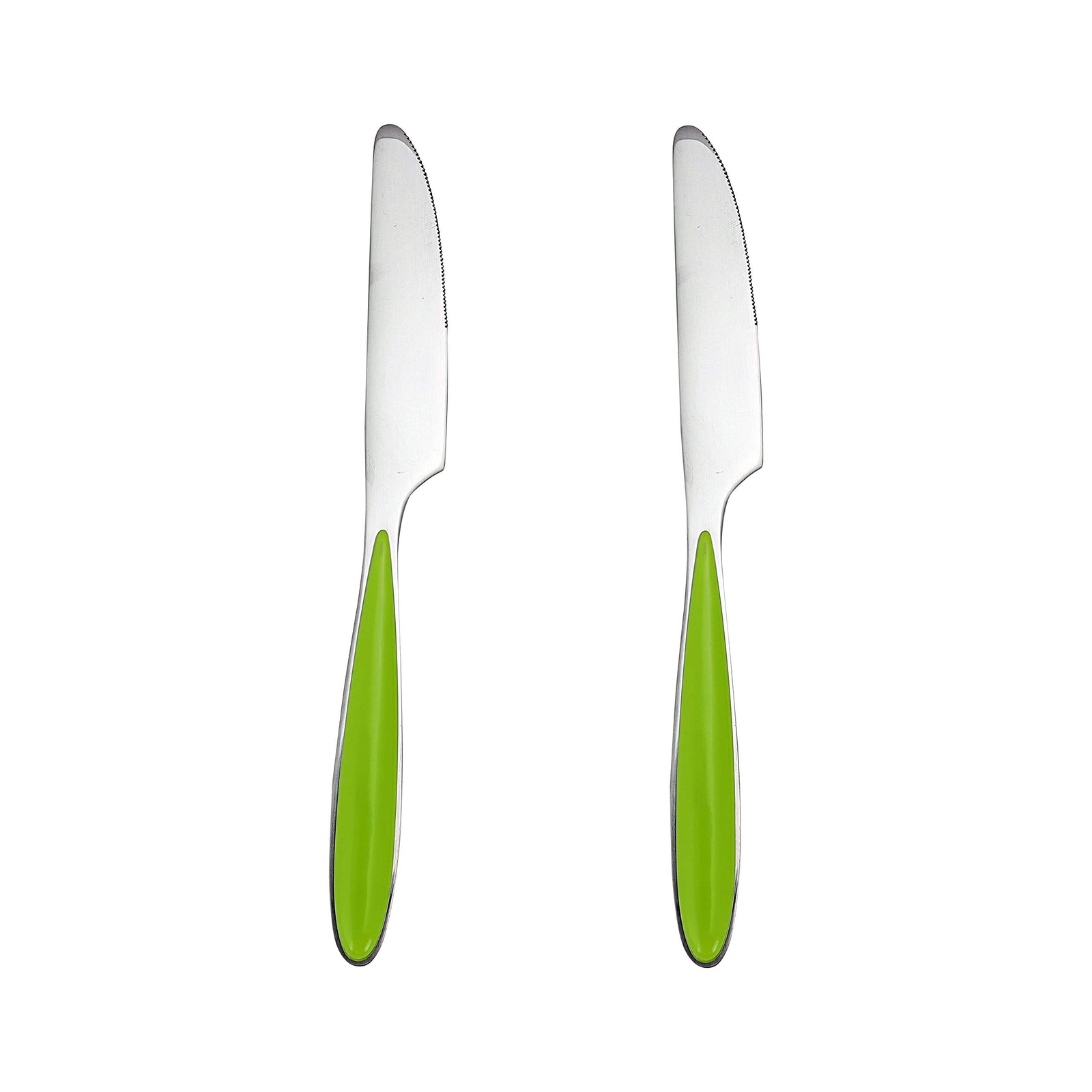 Royalford 2 Pieces Stainless Steel Dinner Knife - Green