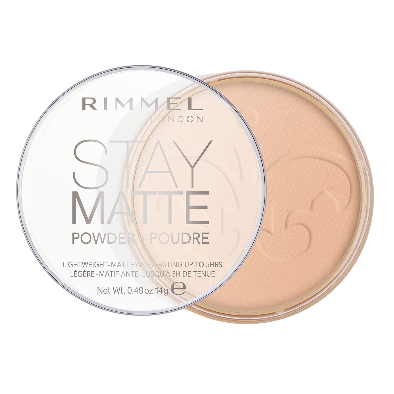 Rimmel London, Stay Matte Pressed Powder, 05 Silky Beige, 14g