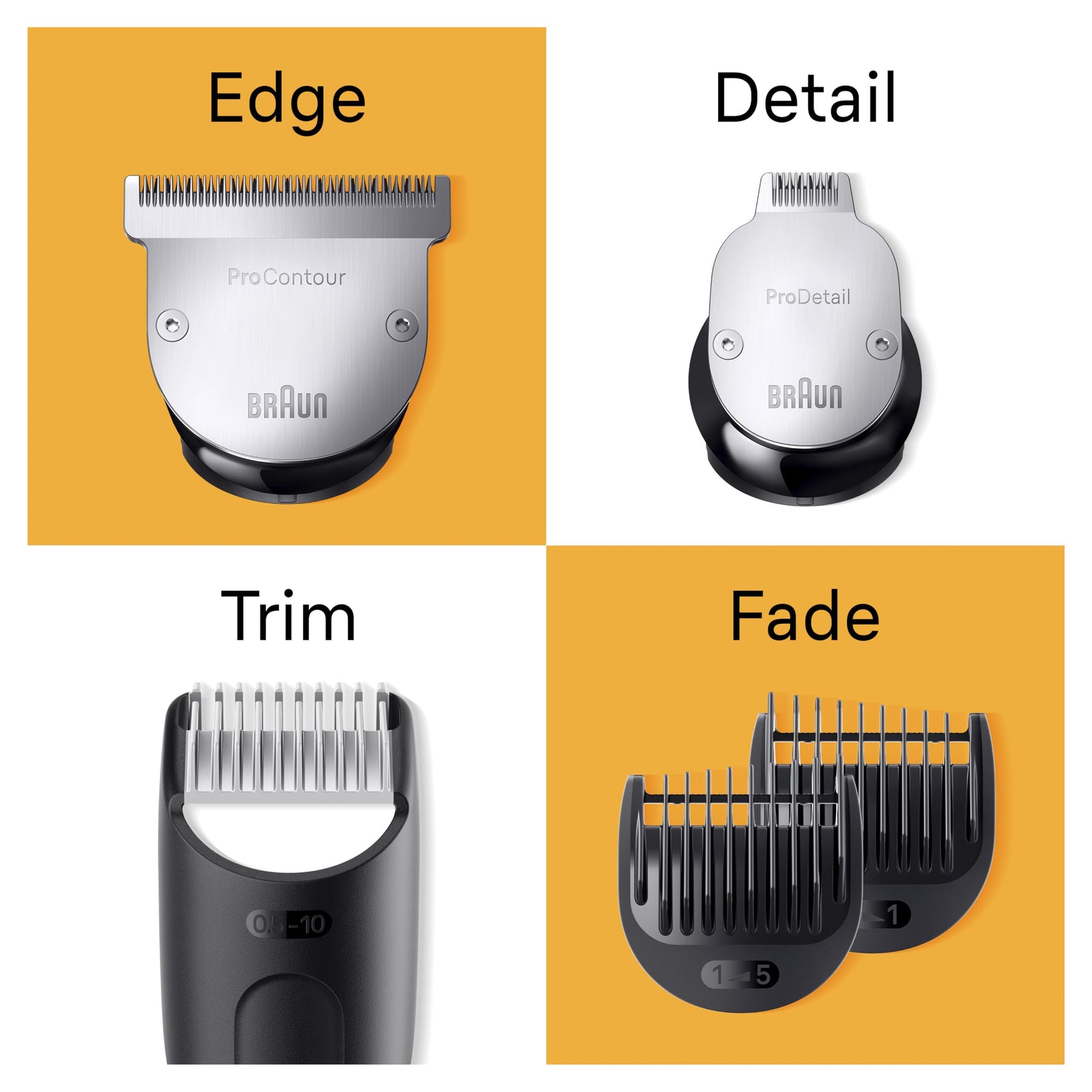 Braun Beard Trimmer Series 9 9420, Trimmer For Men with Barber Tools and 180-min Runtime