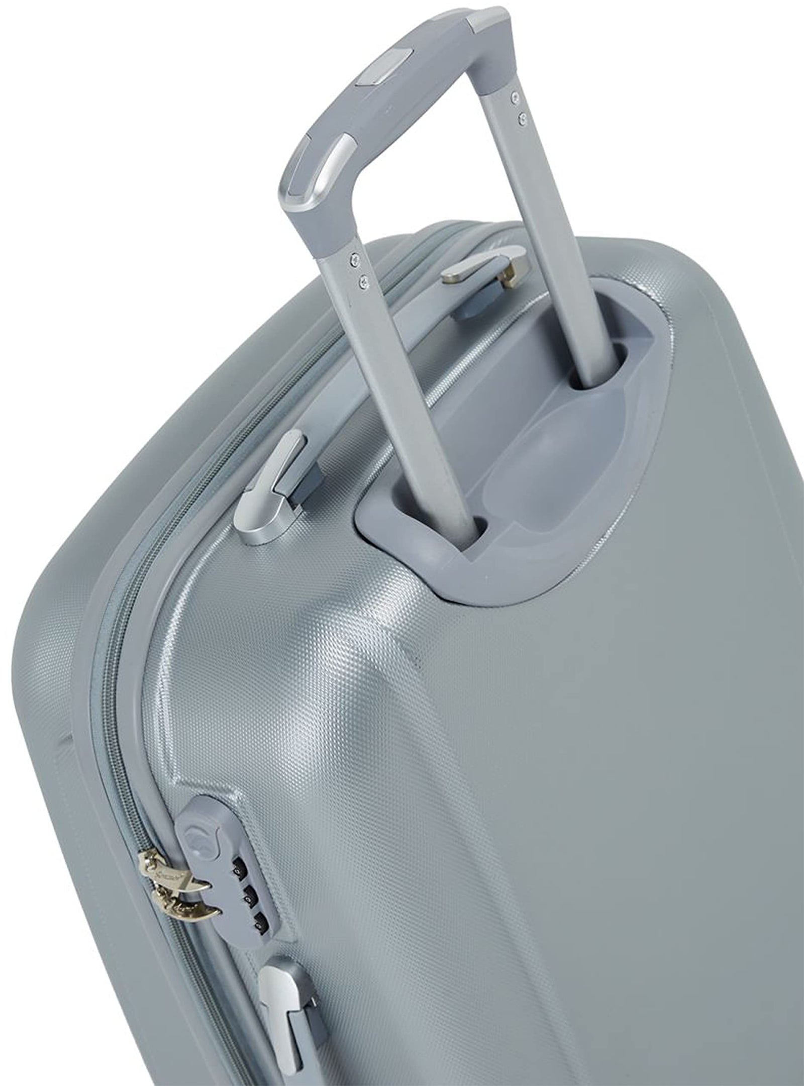 Senator Lightweight Luggage Checked Bag- Durable Hard-Shell Luggage 28 Inches Suit Case for Travel, Large Hard Sided Luggage with Spinner Wheels 4, KH134 (Checked Luggage 28-Inch, Silver)