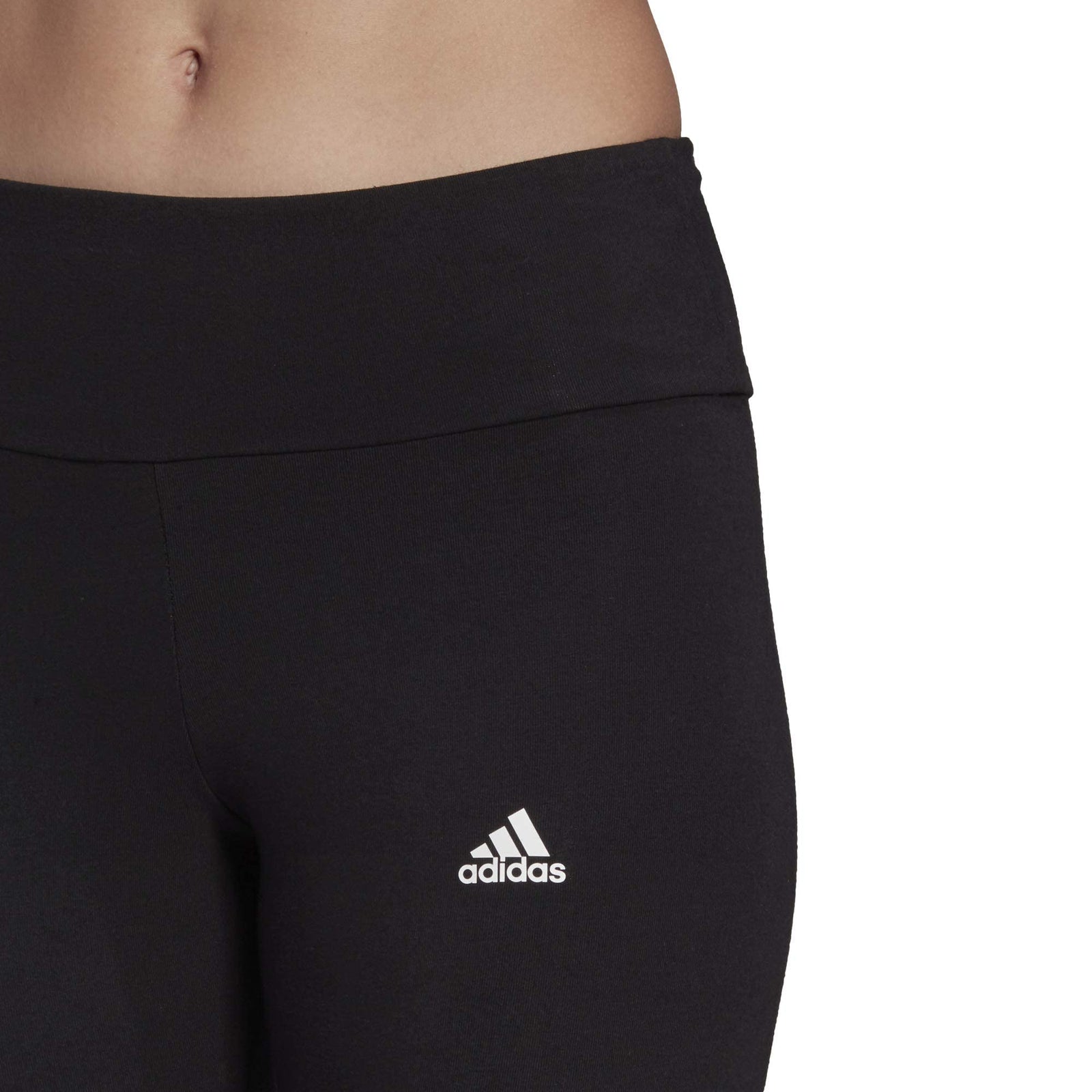 Adidas womens ESSENTIALS HIGH-WAISTED LOGO LEGGINGS Tights , black-white , m