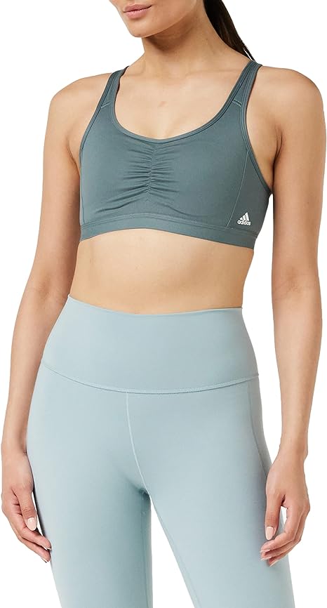 Adidas cess sto ms bra hd7686 training blue oxide workout bra