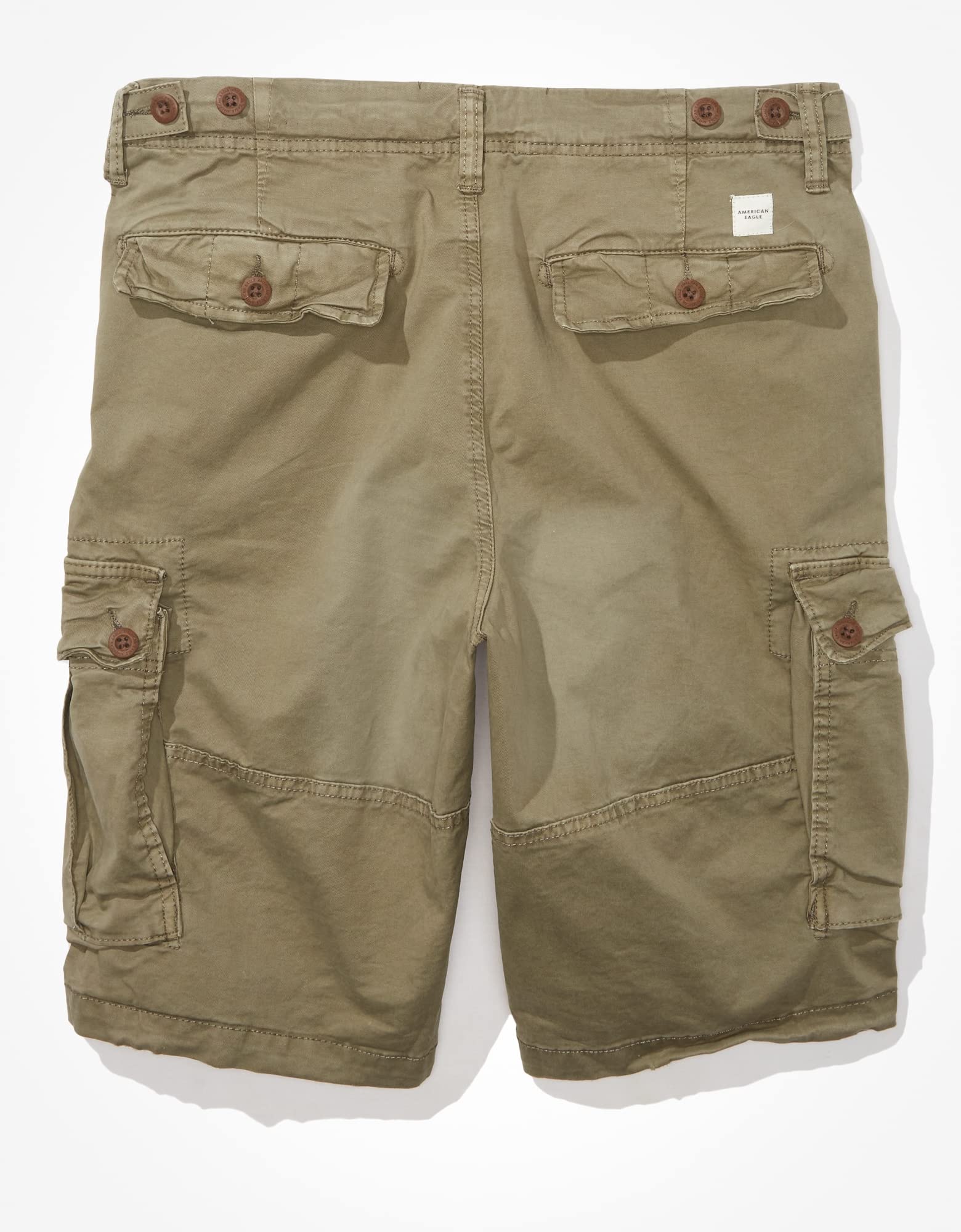 American Eagle Men Flex Lived-In Longer Length Cargo Short