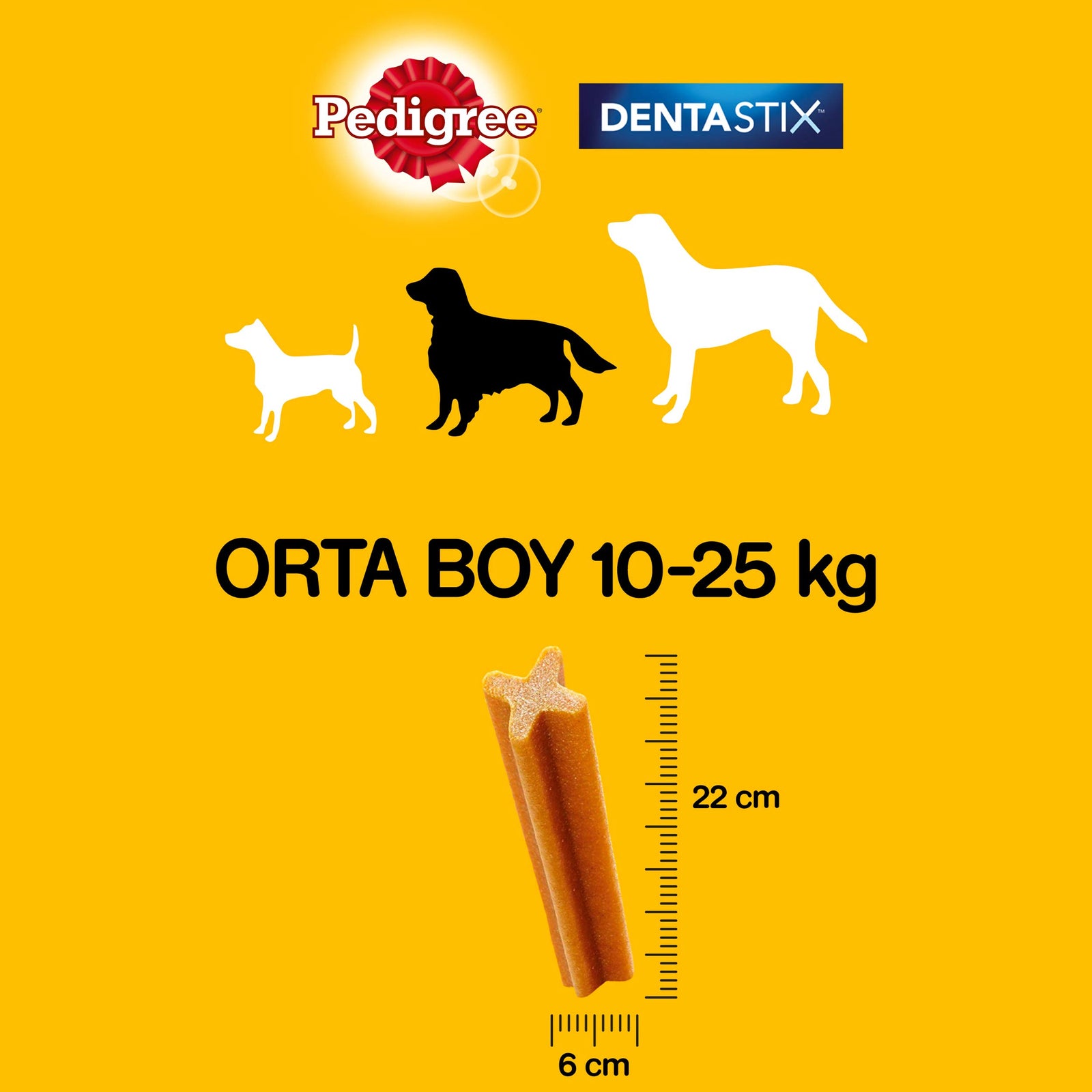 Pedigree Dentastix For Mittelgroãÿe Dogs (54 Stack), 1386 gm