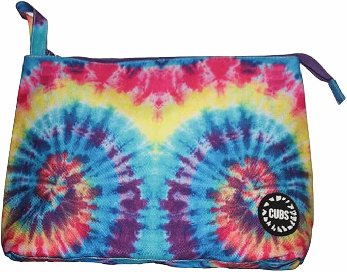 CUBS Multicolour Classic Tie Dye large Pouche