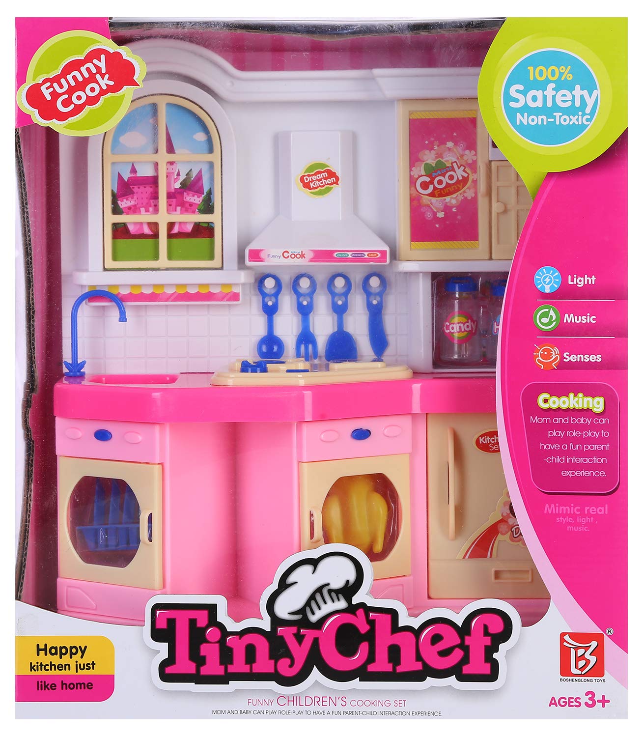 Boshenglong Toys 3701B Tiny Chef Kitchen Set