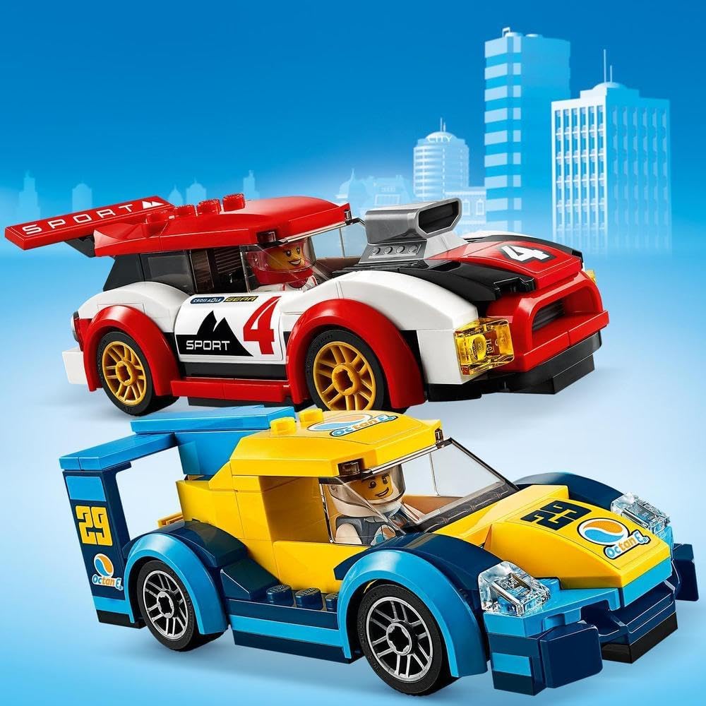 LEGO City Racing Cars 60256 Toy Building Set (190 Pieces)