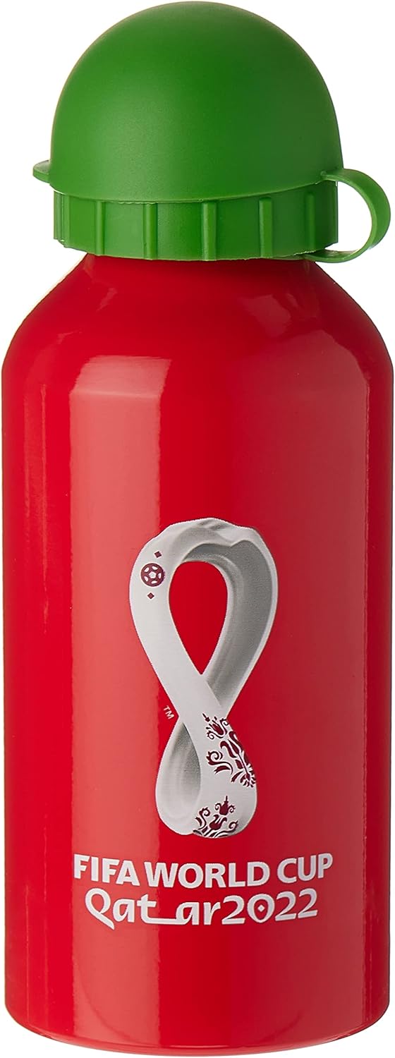 FIFA World Cup Qatar 2022 Graphic Printed Kids Aluminium Bottle Portugal 400ml, RT501003POR