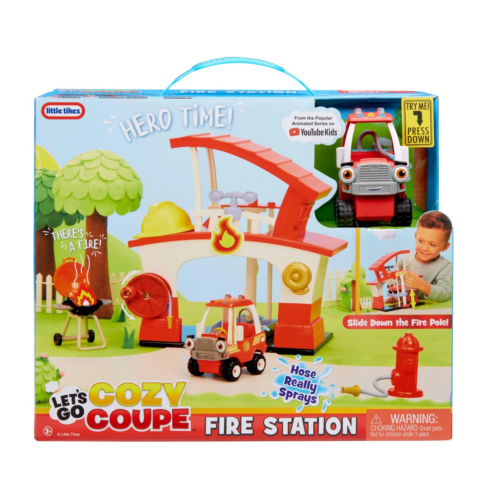 little tikes Let's Go Cozy Coupe Fire Station