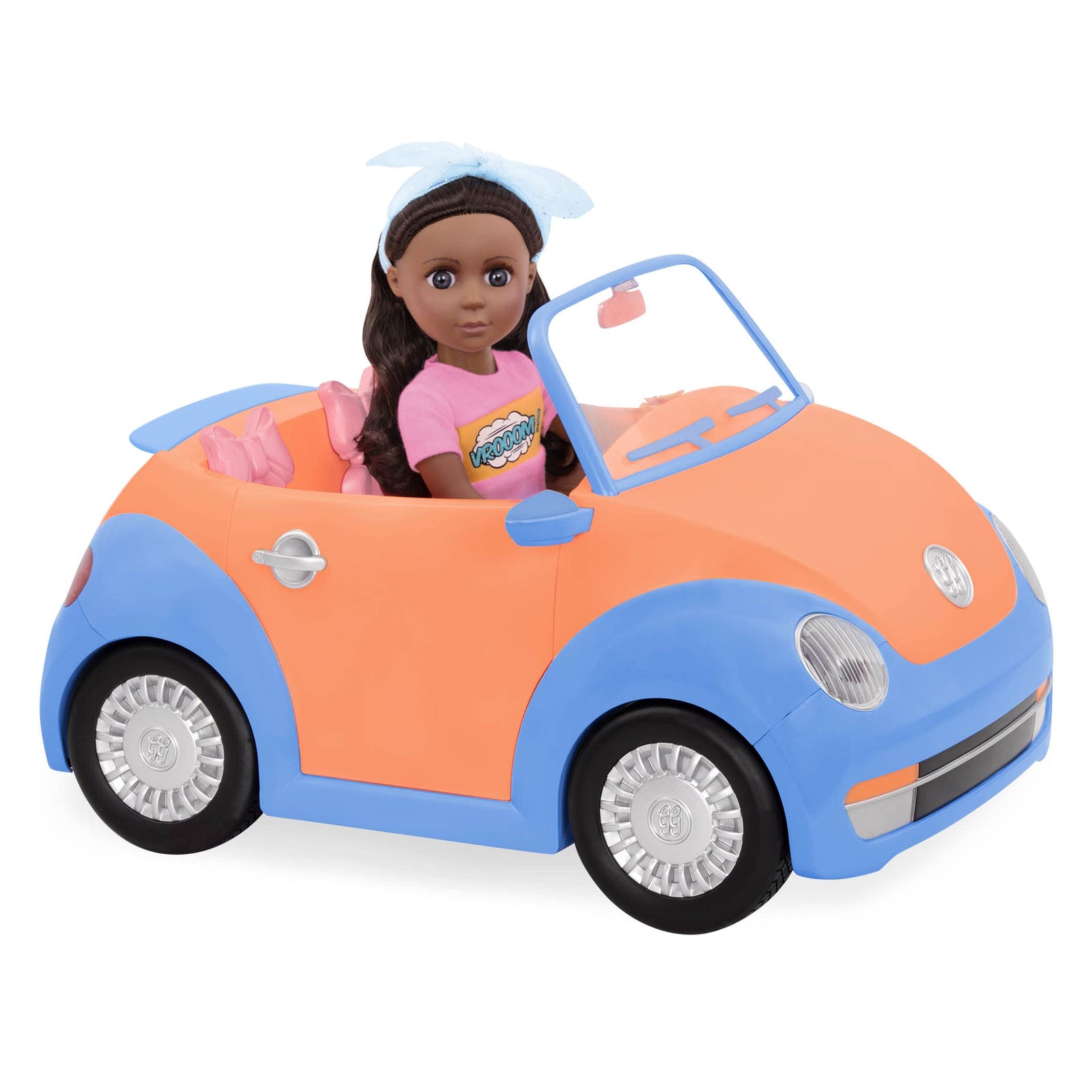 Glitter Girls Convertible Car for 14-inch Dolls (35.6 cm) - Toys, Clothes, & Accessories for Girls Ages 3 and Up