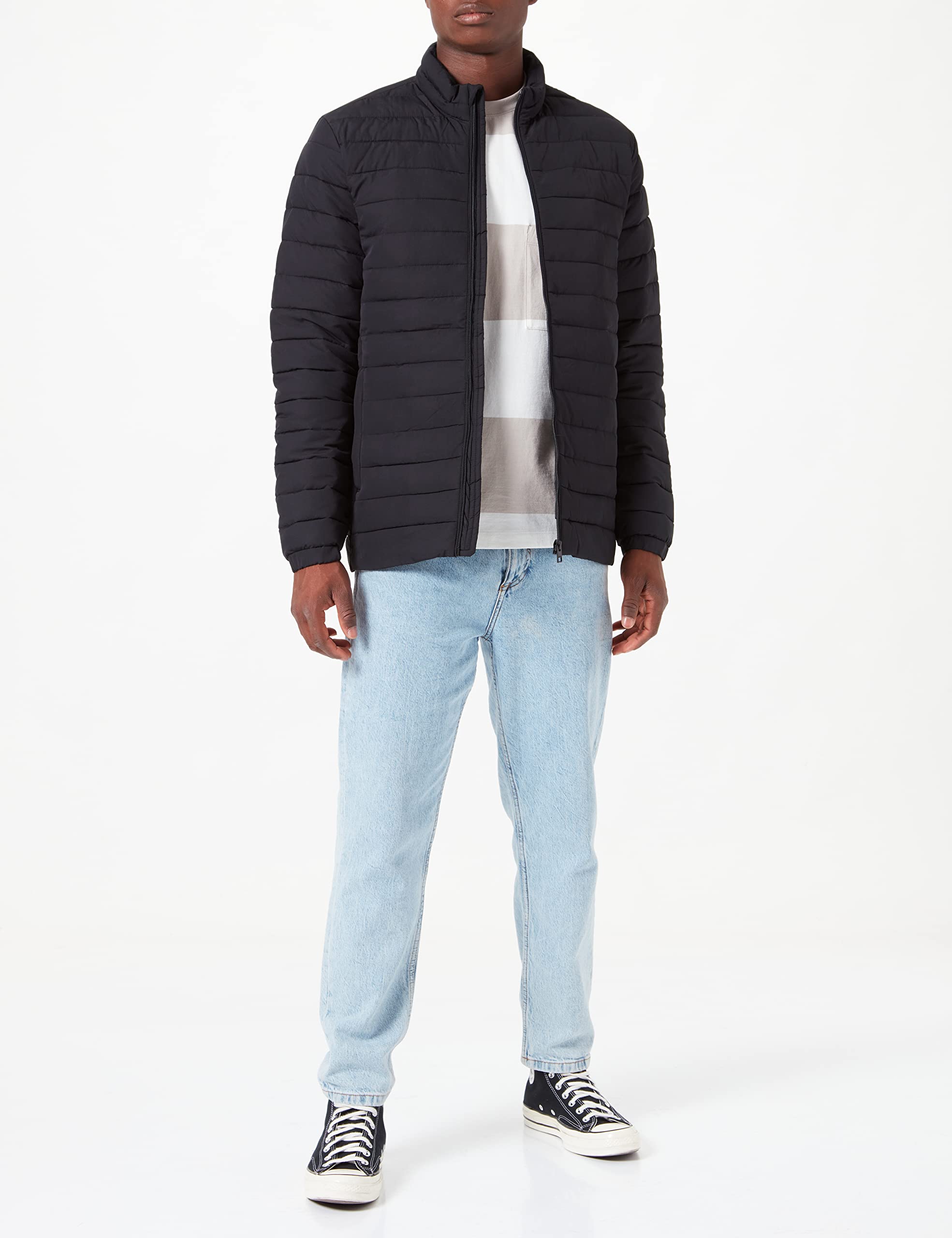 Jack & Jones mens Jjerecycle Puffer Collar Noos Jacket