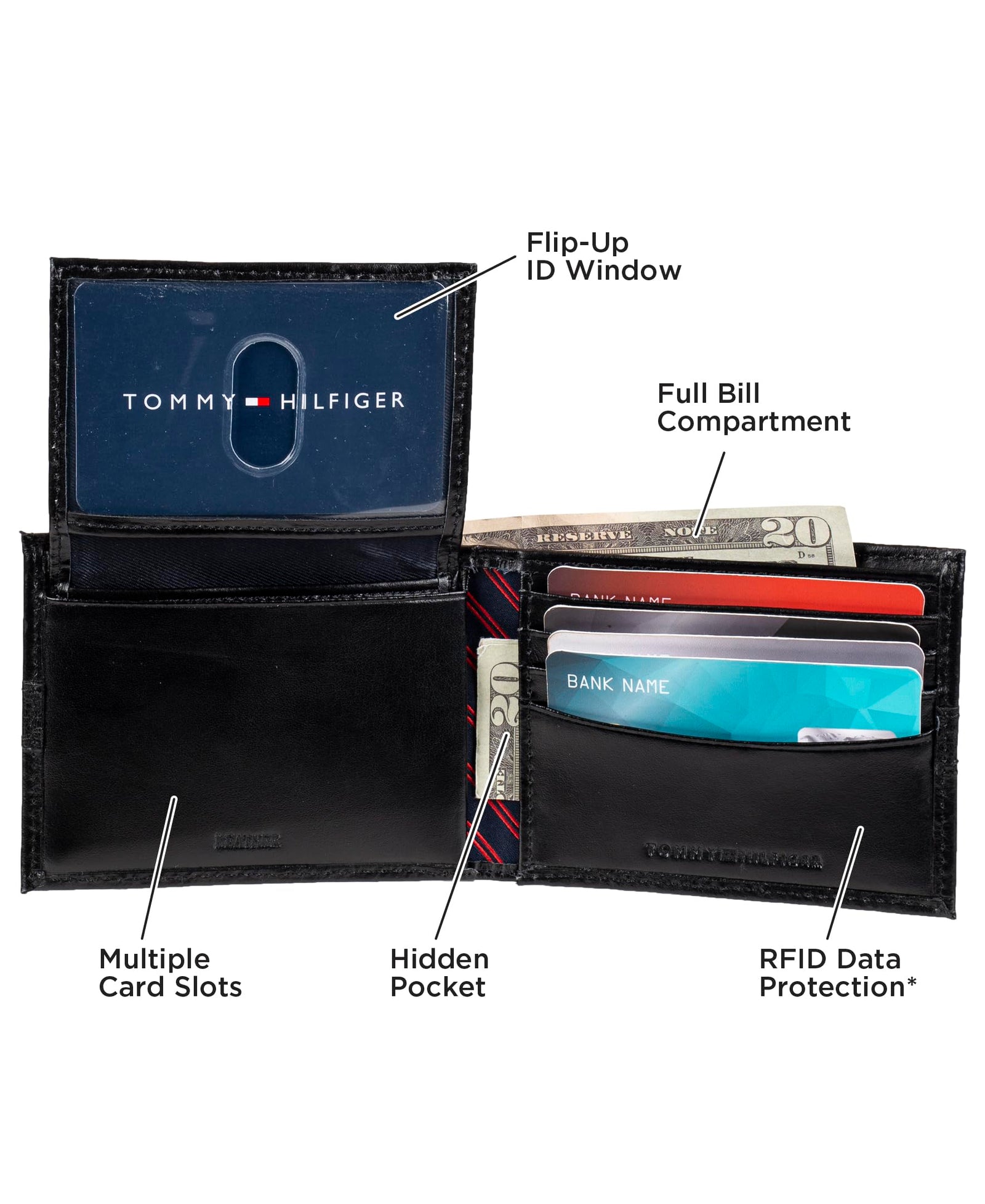 Tommy Hilfiger Men's Passcase Wallet