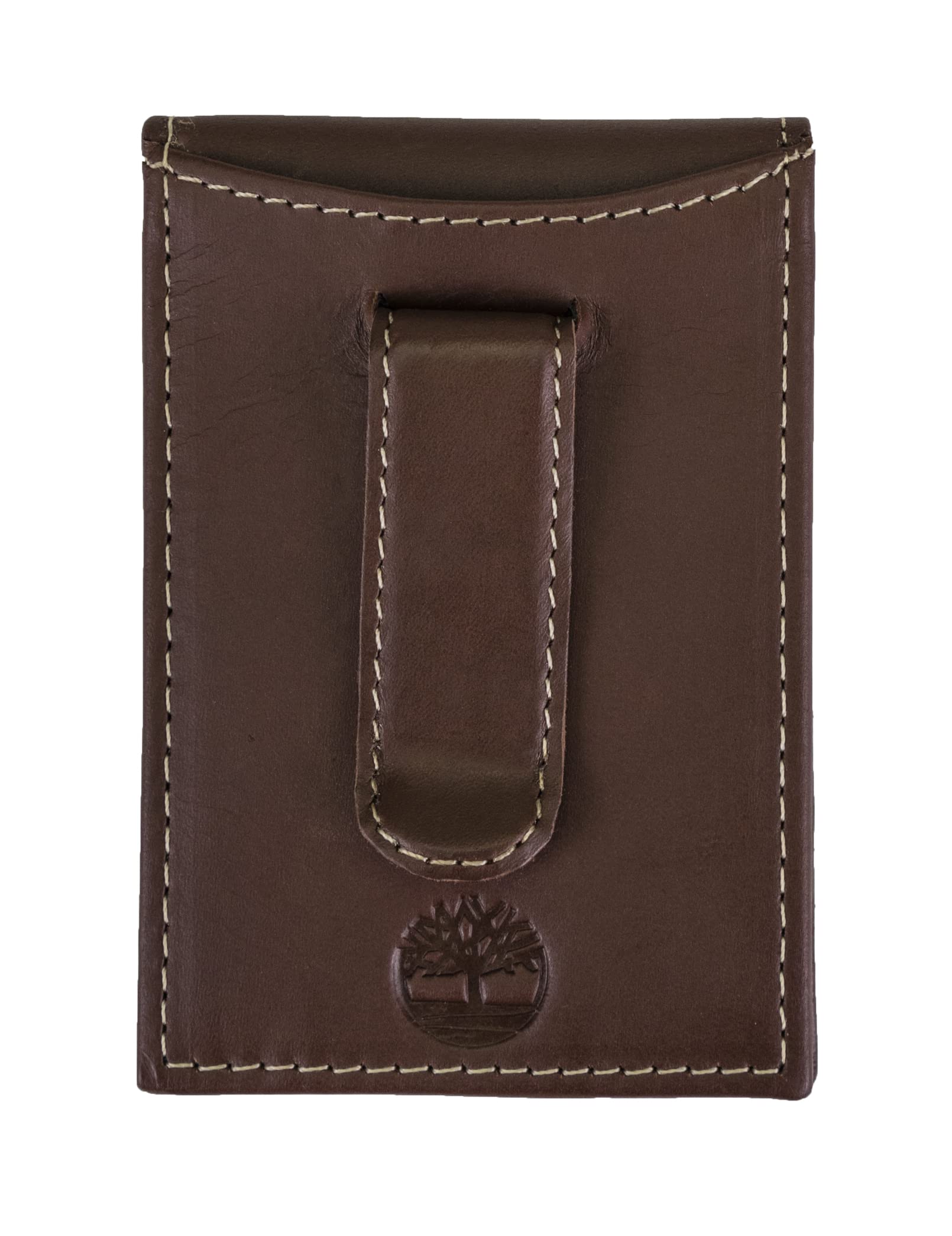 Timberland Men's Slim Leather Minimalist Front Pocket Credit Card Holder Wallet