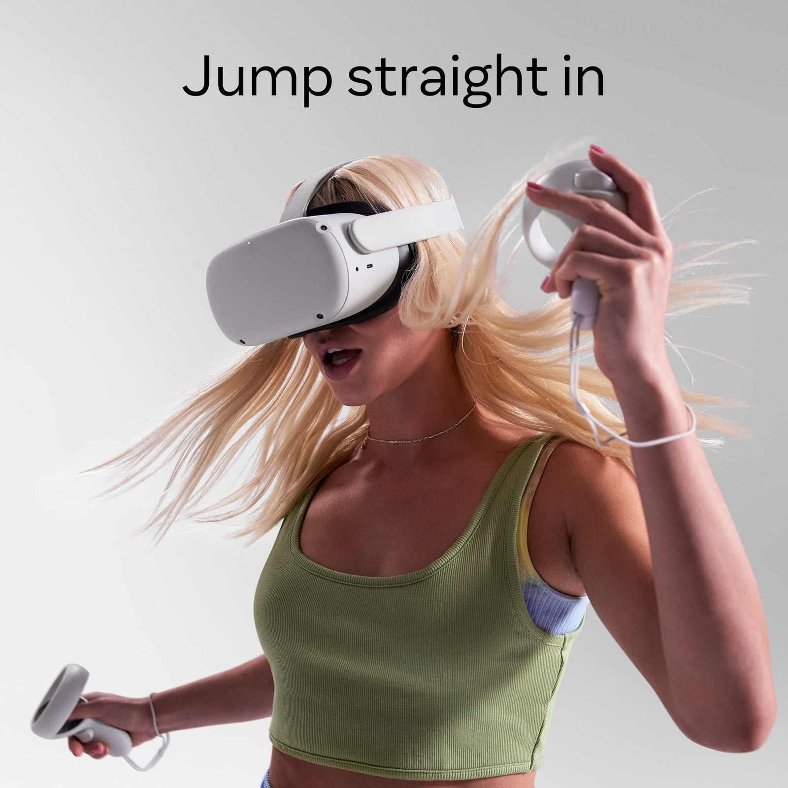 Meta Oculus Quest 2, Advanced All-In-One Virtual Reality Headset, 128 GB