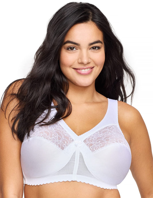 Glamorise womens Full Figure Plus Size MagicLift Original Wirefree Support Bra #1000