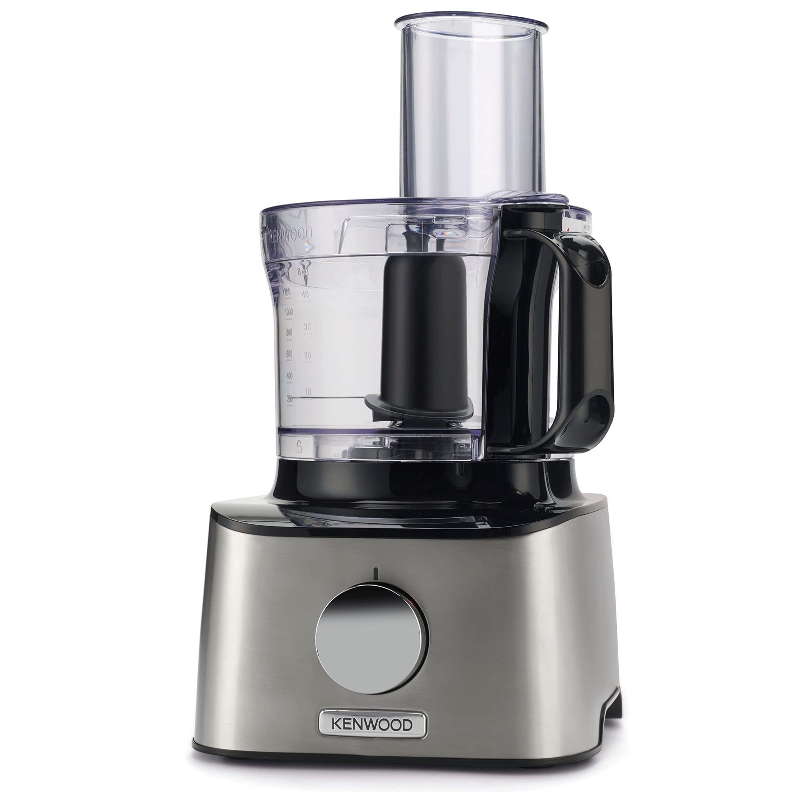 Kenwood Food Processor 800W Multi-Functional With 3 Stainless Steel Disks, Glass Blender, Glass Mill, Juicer Extractror, Dual Metal Whisk, Dough Maker, Citrus Juicer Fdm307Ss Silver