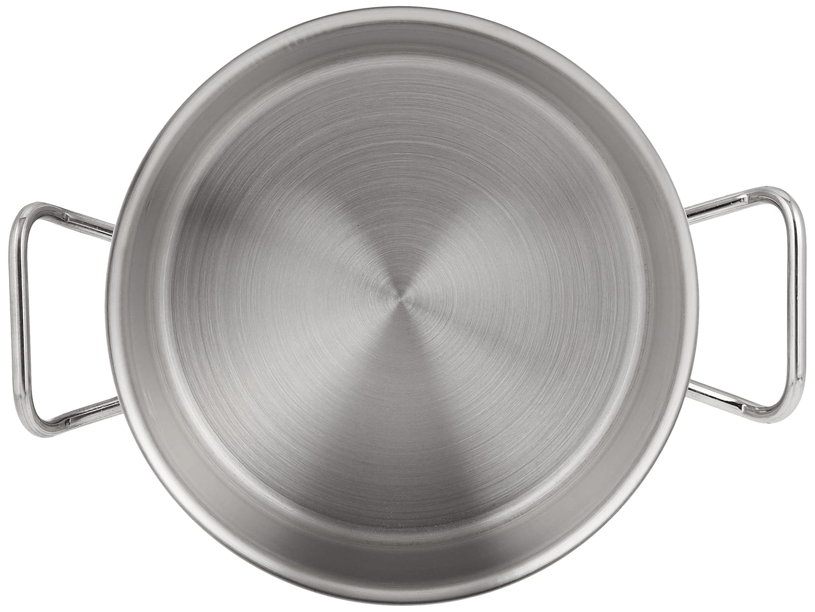 CHEFSET STEEL COOKING POT WITH LID 20CM , SILVER , CI5003 , 1 PC