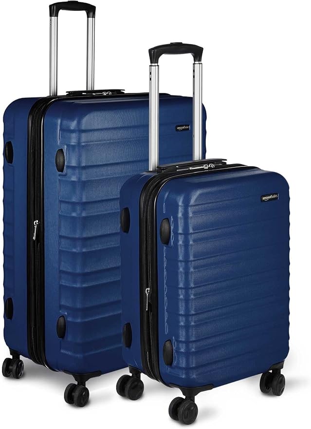 Amazon Basics 2-piece set Hardside spinner Luggage- 20/28 inch (50/71 cm), Material: ABS,