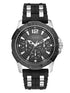 Guess Mens Quartz Watch, Analog Display and Rubber Strap W0366G1